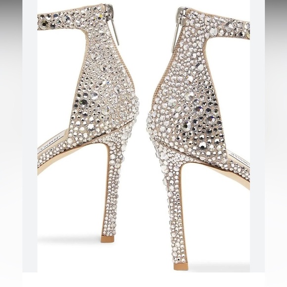 New Jimmy Choo Crystal Vinca 95mm Heel - Picture 4 of 14